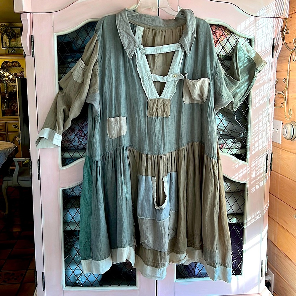 MP Vintage Linen Farm Dress